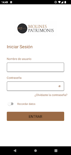 Android application MOLINES PATRIMONIS screenshort