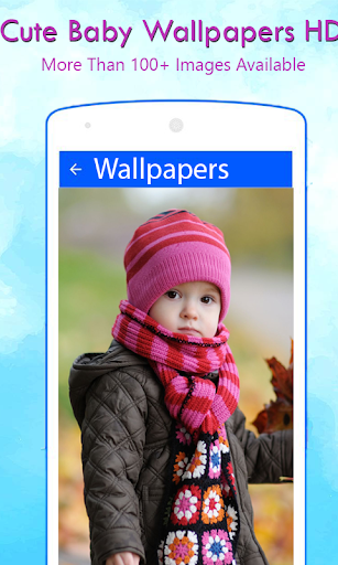 Android application Cute Baby Wallpapers HD screenshort