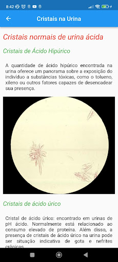 Android application Atlas de Urina screenshort