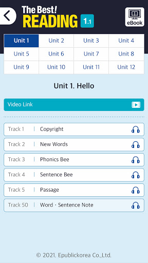 The Best! READING Screen 2