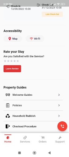 aPerfect Guest App Screen 3