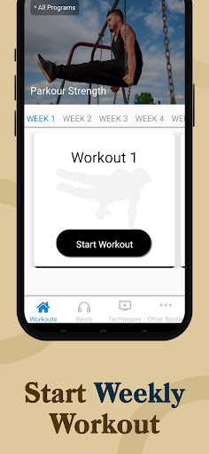 Screenshot of Parkour Strength & Athleticism