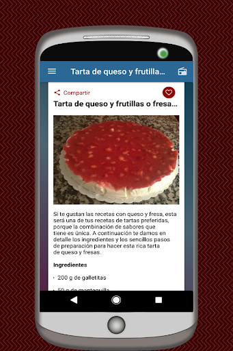 Recetas de Tartas Dulces Screen 3