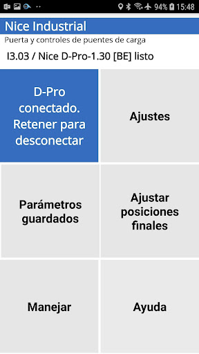 Vista previa de la aplicación