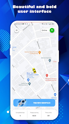 Droptaxi Taxi App (Driver) Screen 2