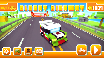 Blocky Highway Traffic Racing (Unlimited Money) v1.2.4 v1.2.4  poster 6