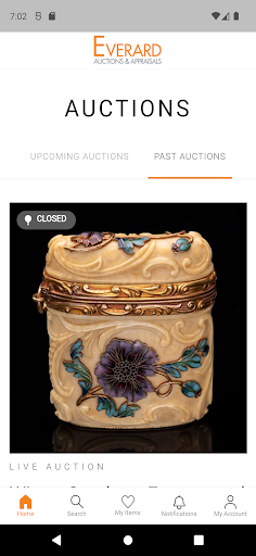 Everard Auctions Screen 2