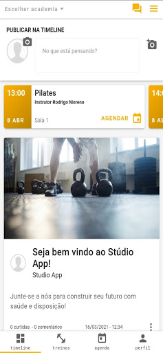 Android application FusionFIT screenshort