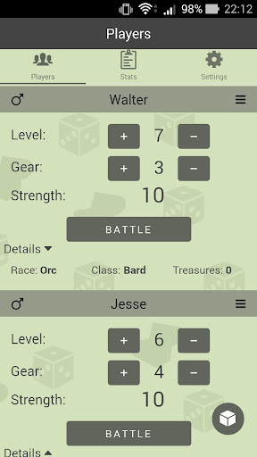 Level Counter for Munchkin Screen 3