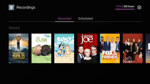 Screenshot of FidelityTV