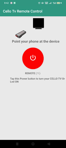 Cello Tv Remote Control Screen 2