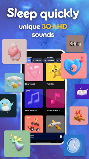 Baby Sleep Sounds: White Noise Screen 2