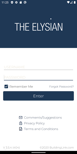 Android application The Elysian Residents App screenshort