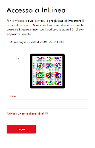 Android application accessoSICURO screenshort