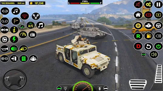US Military Army Truck Game 3D