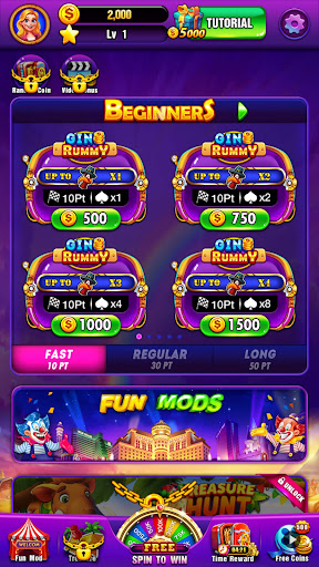 Android application Gin Rummy Offline Card Games screenshort