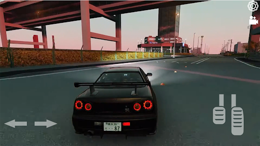 Android application Skyline GTR-34 Drift Simulator screenshort