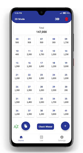 Android application POS 32 Helper - 2D3D Ledger screenshort