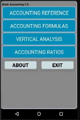 Android application Basic Accounting 2.2 screenshort