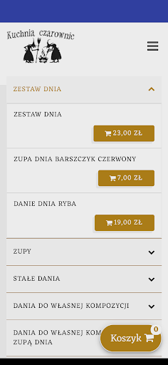 Android application Kuchnia Czarownic screenshort
