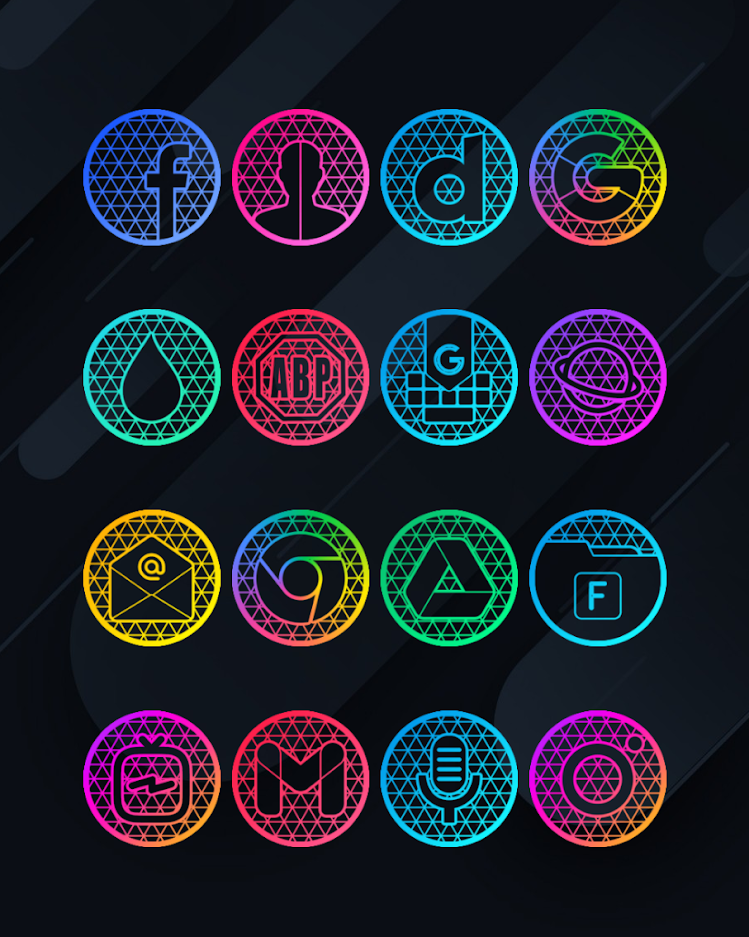 [Expired] [Android] Pixel Net - Neon Icon Pack - Giveaways - Nsane Forums