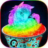 Glowing Rainbow Snow Cone Maker - Unicorn Desserts icon