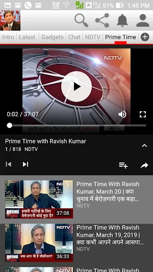 Prime Time with Ravish Kumar Breaking News screenshot 1