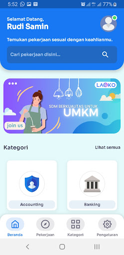 Android application Laoko screenshort