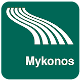 Mykonos Map offline icon