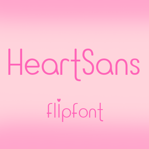 AhHeartSans™ Latin Flipfont 1.0 Icon