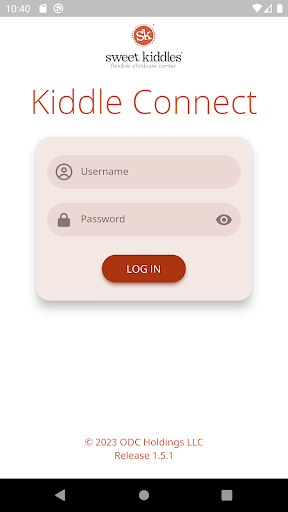 Android application Kiddle Connect screenshort