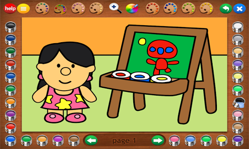 Coloring Book 13: Kids Stuff Screen 2