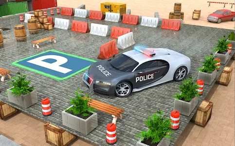 Police Car Parking School Game