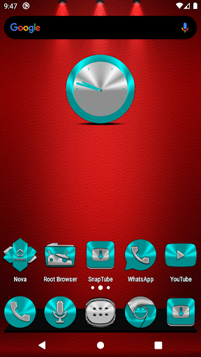 Cyan Icon Pack Screen 2