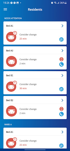 TENA SmartCare Professional Screen 2