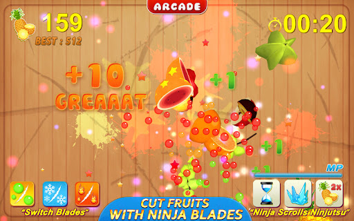 Fruit Cut Game Screen 3