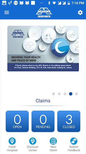 Adamjee Health Care. Screen 3