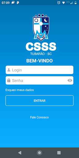 Android application Colégio Santíssimo Sacramento screenshort