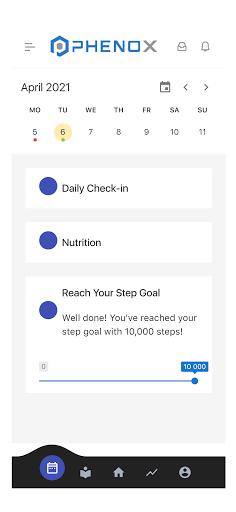 PhenoX Fitness Screen 3