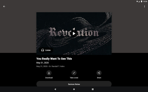 Screenshot of The Heights Baptist Church App