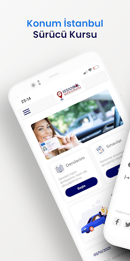 Android application Konum İstanbul Sürücü Kursu screenshort