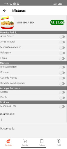 Restaurante Caseirinho Screen 2