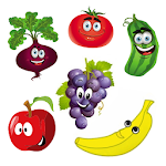 Cover Image of 下载 Fruits and Vegetables for Kids  APK