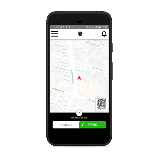 Android application Aia Mobi Motorista screenshort
