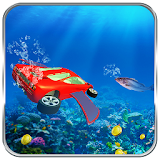 Floating Underwater Car 3d icon