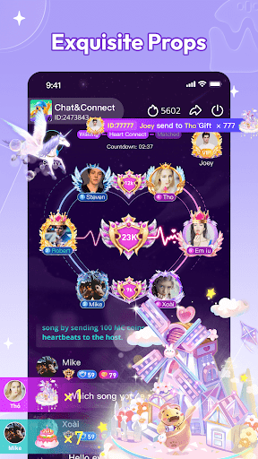 Whis-Chat, Party & Game Screen 3