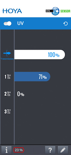 Hoya Sensor Screen 2