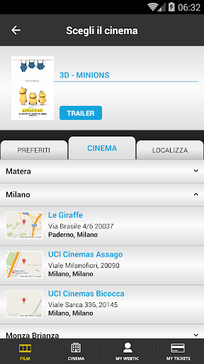Webtic Prenotazioni Cinema Screen 2