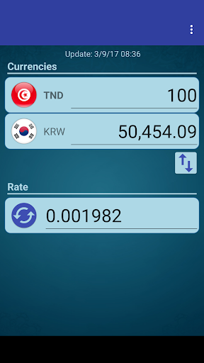 S Korea Won x Tunisian Dinar Screen 2