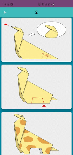 Origami Animals Screen 2